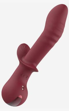 Alle Amour Flexible G spot Duo Vibe Loulou Red