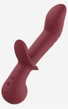 Vibrator Amour Flexible G spot Duo Vibe Loulou Red