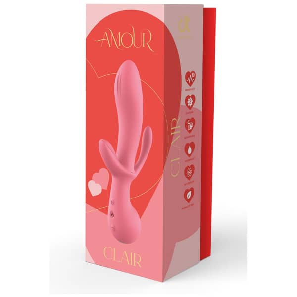 Amour Triple Pleasure Vibe Claire Pink