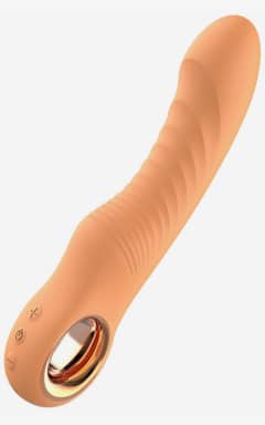 Vibrator Glam Flexible Ribbed Vibe Orange