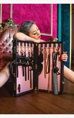 Bondage / BDSM Temptasia Safe Word Bondage Kit With Suitcase Black