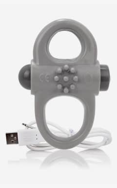 Nyheder Screaming O Charged Yoga Vibrating Cock Ring Grey