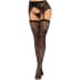 Lace Thigh Tighs And Garterbelt