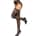 Lace Thigh Tighs And Garterbelt Black