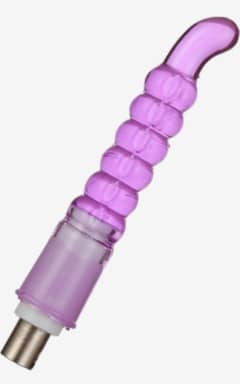 Tilbehør til sexlegetøj Fuck Me Harder Sex Machine Attachment 1 Ripple Dildo