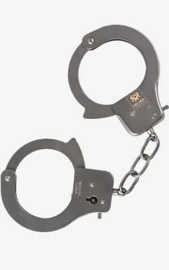 Bondage Sei Mio Secure and Begging For Amore Robust Metal Handcuffs