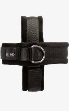 Bondage Sei Mio Cross Purposes Over-Wrap Cross Cuff Restraints