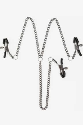 Bondage / BDSM Sei Mio Triple Tease Adjustable Nipple & Clit Clamp Set