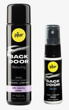 Øget Sexlyst & Forlængende Pjur Back Door Anal Comfort Spray & Glide Value Pack