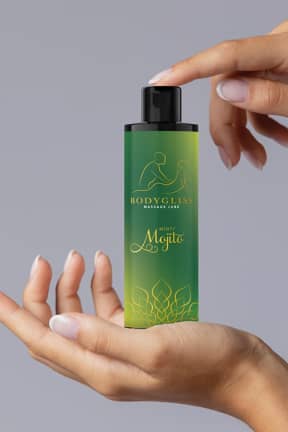 Apotek BodyGliss – Massage Oil And Lubricant In 1 - Minty Mojito - 150 ml