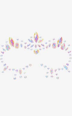 Lingeri Ouch! - Body Jewelry Stickers Face - 3 - Glow in the dark bling stickers til ansigtet - tilføj sexet glimmer og glamour til dit udtryk
