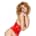 Black Level - Vinyl Waist Cincher - Red - M