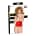 Black Level - Vinyl Waist Cincher - Red - L
