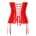 Black Level - Vinyl Corset - Red - L