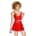 Black Level - Vinyl Skirt - Red - M