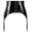 Black Level - Vinyl Suspender Belt - Black - XS