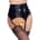 Black Level - Vinyl Suspender Belt - Black - M
