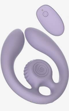 Sexlegetøj Kvinde til Kvinde SVibe - Snail GIZI Duo Couples Stimulator - Lilac