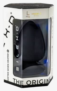Buttplug Silexd - Premium Silicone Plug - Black - L