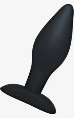 Sexlegetøj til ham Black Velvets - Butt Plug - Black - 12cm