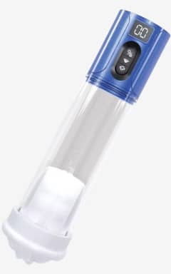 Alle Pumped - MaxLift 7 Function Suction Masturbator Pump - Metallic Blue