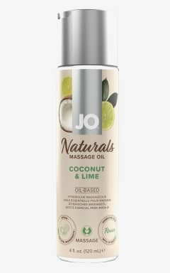 System JO - Naturals Massage Oil - Coconut And Lime - 120 ml