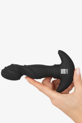 For mænd Anos - Vibrating Prostate Plug With Moving Rings
