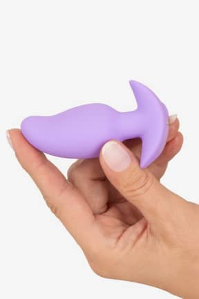 For mænd Cuties - Vibrating Mini Butt Plug - Purple
