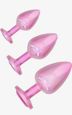 Buttplug Ouch! - Paris Collection Metal Anal Plug Set - Pink