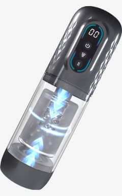 For mænd Pumped - Vortex Suction Rotation And Thrusting Masturbator Pump - Gun Metal