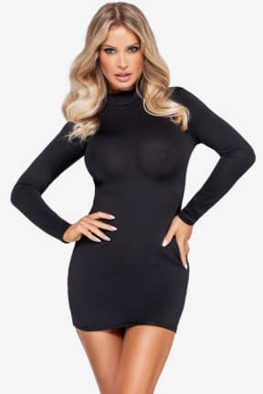 Lingeri Cottelli Party - Dress Chains - Black - XL - Dress