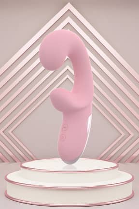 Intimlegetøj Dreamtoys - Glam - Flexible Duo Vibrator - Pink
