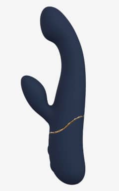 Intimlegetøj Dreamtoys - Goddess Collection - Hestia Nodding Duo Vibrator - Blue