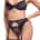 Cottelli Lingerie - Lace And Satin Set - Black - 80B/M