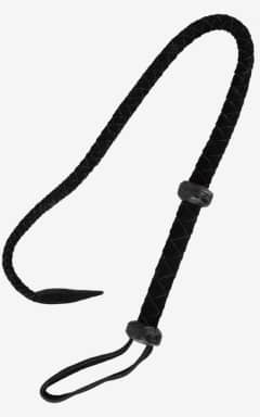 Piske & Paddles Zado Leather Whip Black 90cm
