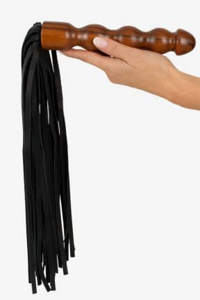Piske & Paddles Zado Leather Flogger Wood