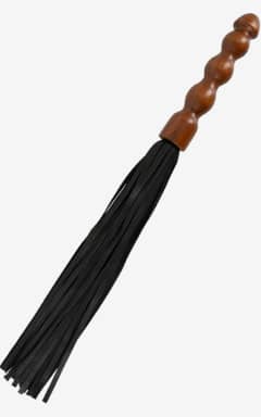 Piske & Paddles Zado Leather Flogger Wood