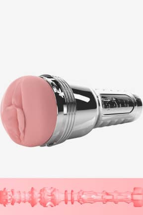 Masturbator Fleshlight - Quiver - En pocket pussy med varm SuperSkin og vibrationer i flere punkter, som føles som en nat med din yndlingsmodel. To knapper giver dig 10 mønstre og 6 niveauer, så du kan skrue op for frækheden, præcis som du vil.
