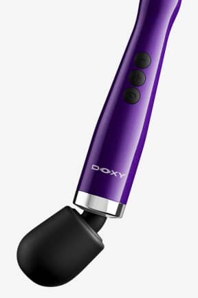 Alle Doxy - Die Cast Max Plug‑In - Purple - Dybe, rumlende vibrationer med konstant strøm giver intens nydelse, lige når du vil. Robust metal og silkeblød silikone ligger tungt og lækkert i hånden.