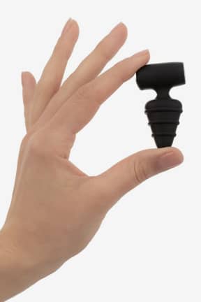 Nyheder Love In The Pocket - Vibro Love Plug - Black