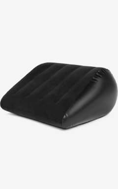 Bondage / BDSM Bedroom Fantasies - The Droplet Inflatable Pillow - Black