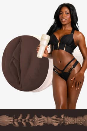 Fleshlight - Girls Nicole Kitt Purrrrrfection - En pocket pussy med model-støbt åbning og kanaler, der skifter mellem stramt og drilsk. Diskret perlecase, suge-cap og blød SuperSkin giver varm, livagtig nydelse med glidecreme.