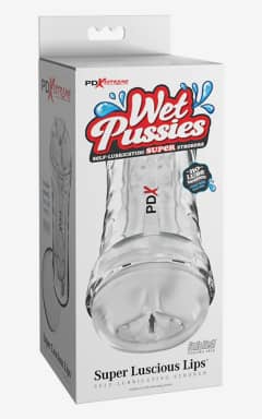 Intimlegetøj PDX Extreme - Super Luscious Lips Self-Lubricating Stroker - Clear