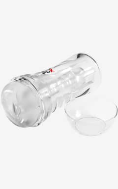 Intimlegetøj PDX Extreme - Super Luscious Lips Self-Lubricating Stroker - Clear
