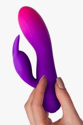 Vibrator Rocks-Off - Glo-Girl Rabbit - Pink/Purple