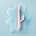 Good Vibes Only - Thrusting Vibrator - Soft Silicone - Pink