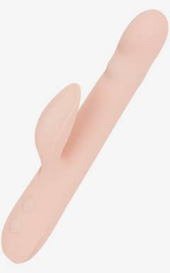 Intimlegetøj Good Vibes Only - Thrusting Vibrator - Soft Silicone - Pink