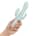 Good Vibes Only - Triple Stimulation Vibe - Soft Silicone - Blue