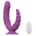 Teazers - Double Vibrator with Suction Cup and Remote - Purple