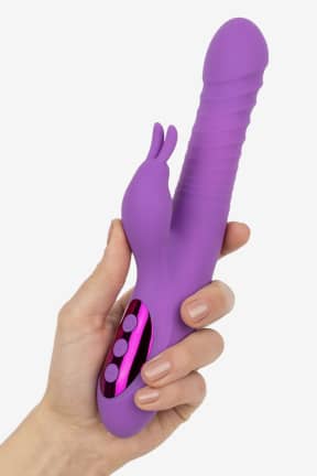 Intimlegetøj Teazers – Thrusting, Warming Rabbit Vibrator – Purple